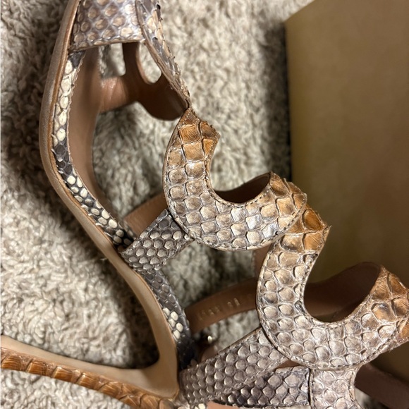 Sergio Rossi Python Italian Leather Pumps π - Picture 13 of 16